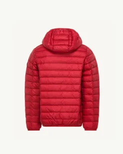 JOTT Children'S Lightweight Hooded Puffer Jacket Rouge Hugo 300 Red Clearance