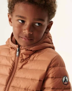 JOTT Children'S Lightweight Hooded Down Jacket Camel Hugo 839 Camel Shop