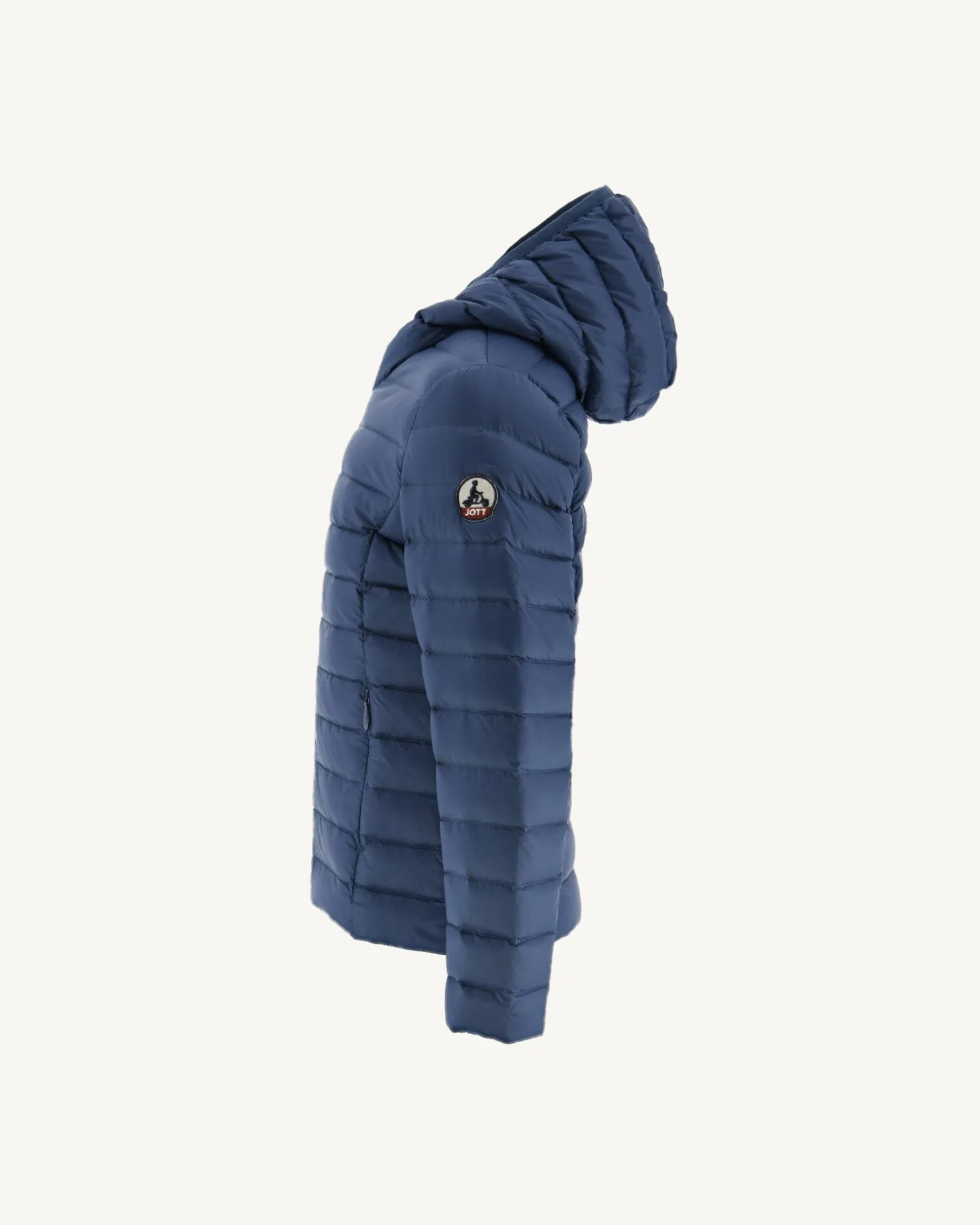 JOTT Children'S Lightweight Hooded Down Jacket Carla Jeans Blue 140 Blue Jeans Clearance