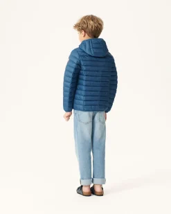 JOTT Children'S Lightweight Hooded Puffer Jacket Hugo Jeans Blue 140 Blue Jeans Discount