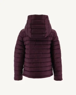 JOTT Children'S Reversible Hooded Down Jacket Pale Pink/Aubergine Zurich 454 Pale Pink/Aubergine Clearance