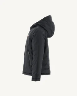 JOTT Children'S Reversible Hooded Down Jacket Black/Beige Zurich 988 Black/Beige Sale