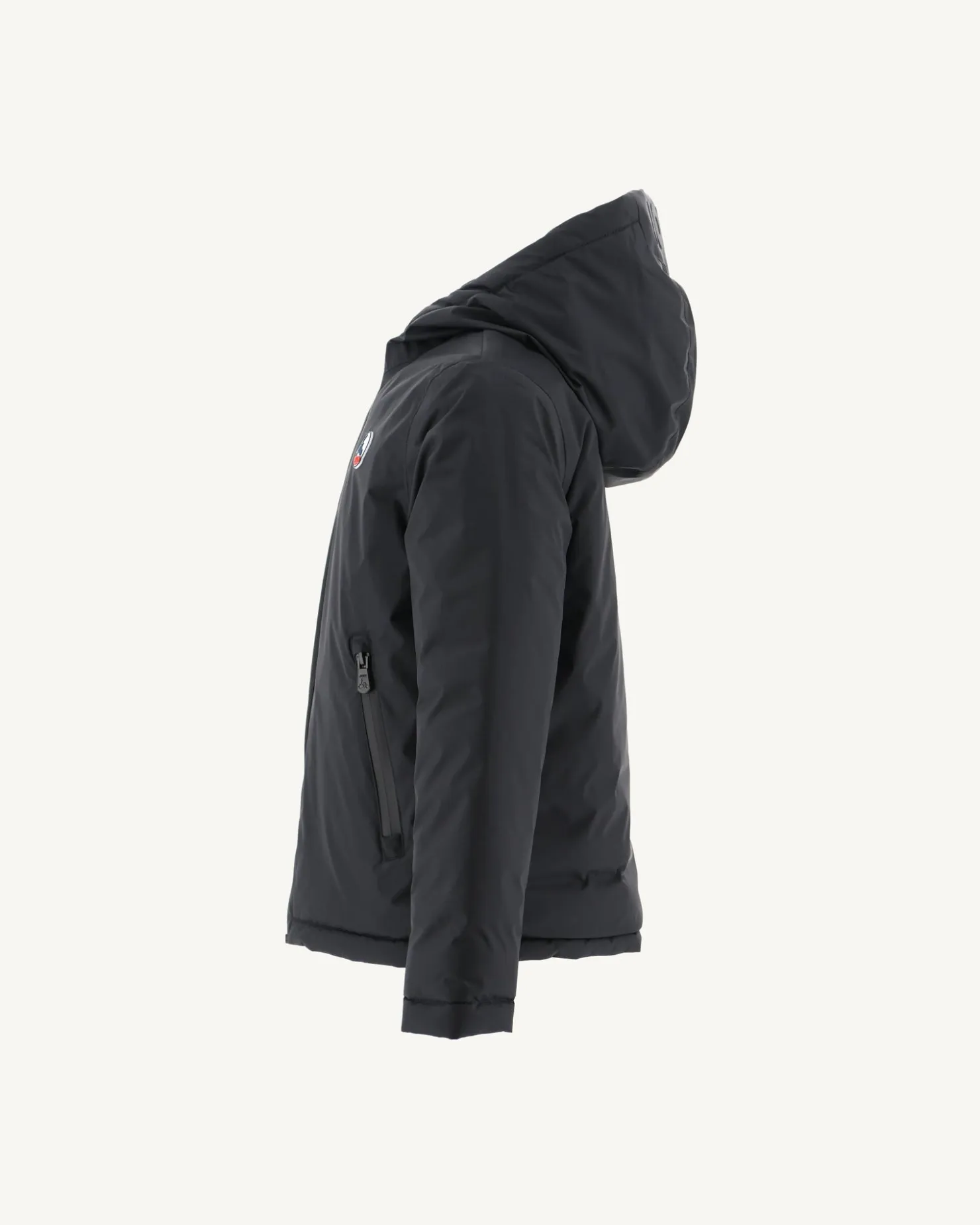 JOTT Children'S Reversible Hooded Down Jacket Black/Beige Zurich 988 Black/Beige Sale