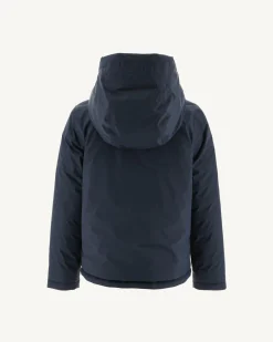 JOTT Children'S Reversible Hooded Down Jacket Navy/Red Zurich 189 Navy/Red Store