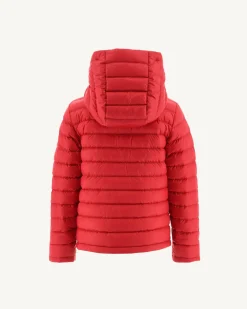 JOTT Children'S Reversible Hooded Down Jacket Navy/Red Zurich 189 Navy/Red Store