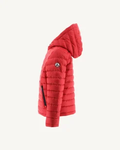 JOTT Children'S Reversible Hooded Down Jacket Navy/Red Zurich 189 Navy/Red Store