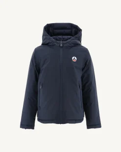 JOTT Children'S Reversible Hooded Down Jacket Navy Zurich 104 Marine Online