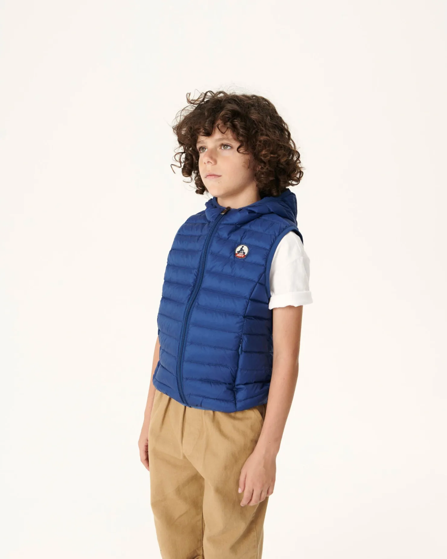 JOTT Children'S Sleeveless Down Jacket Dark Denim Djam 195 Dark Denim Fashion