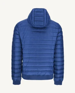 JOTT Dark Denim Colin Hooded Puffer Jacket 195 Dark-Denim Best Sale