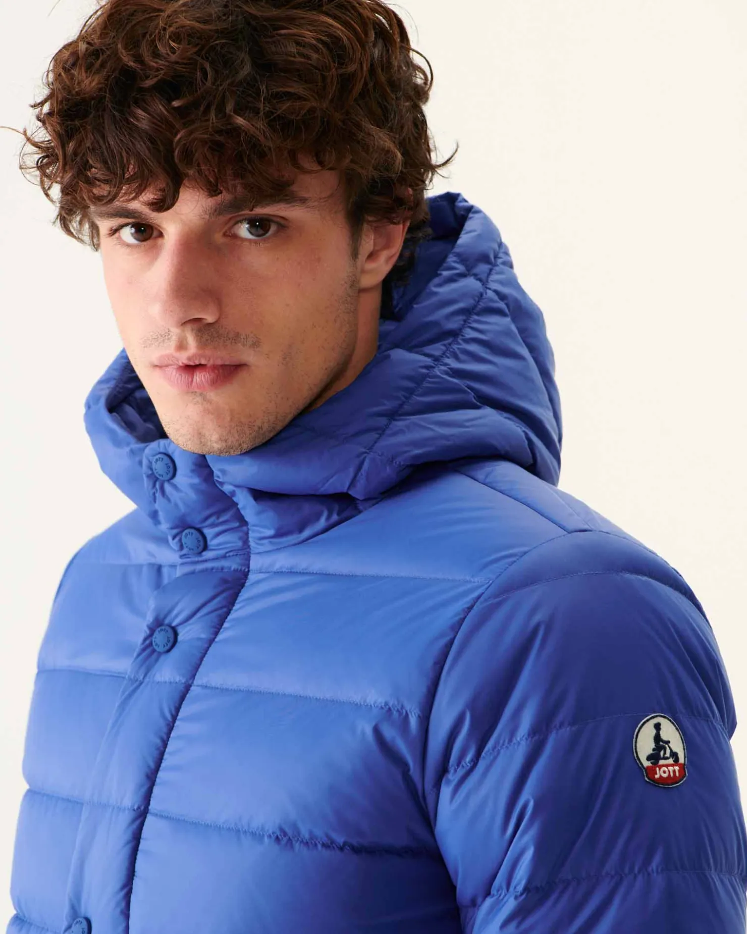 JOTT Dark Denim Jorge Hooded Puffer Jacket 195 Dark Denim Best