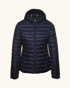 JOTT Doudoune Legere A Capuche Bleu Nuit Cloe 113 Bleu Nuit Sale