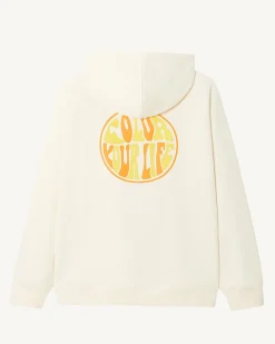 JOTT Ecru Bispo Organic Cotton Sweatshirt 895 Off-White Flash Sale