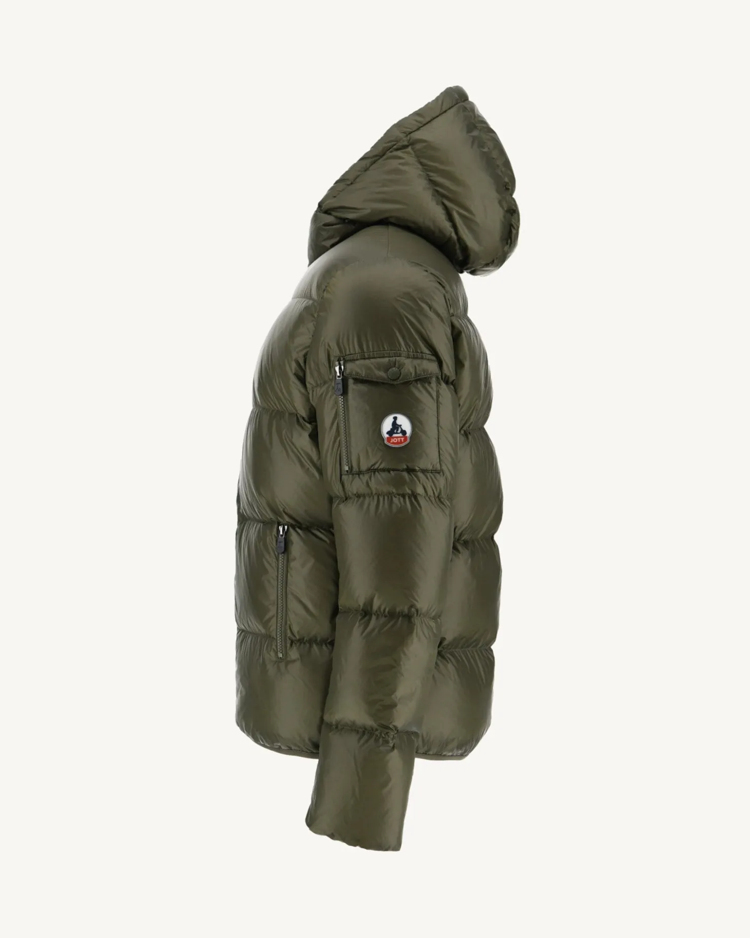 JOTT Extreme Cold Army Java Hooded Down Jacket 255 Army Best