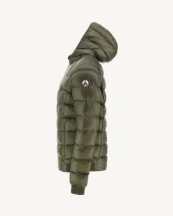 JOTT Extreme Cold Army Nat Hooded Down Jacket 255 Army Best Sale