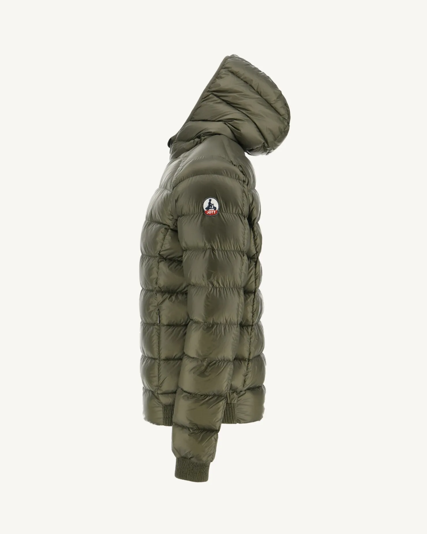 JOTT Extreme Cold Army Nat Hooded Down Jacket 255 Army Best Sale
