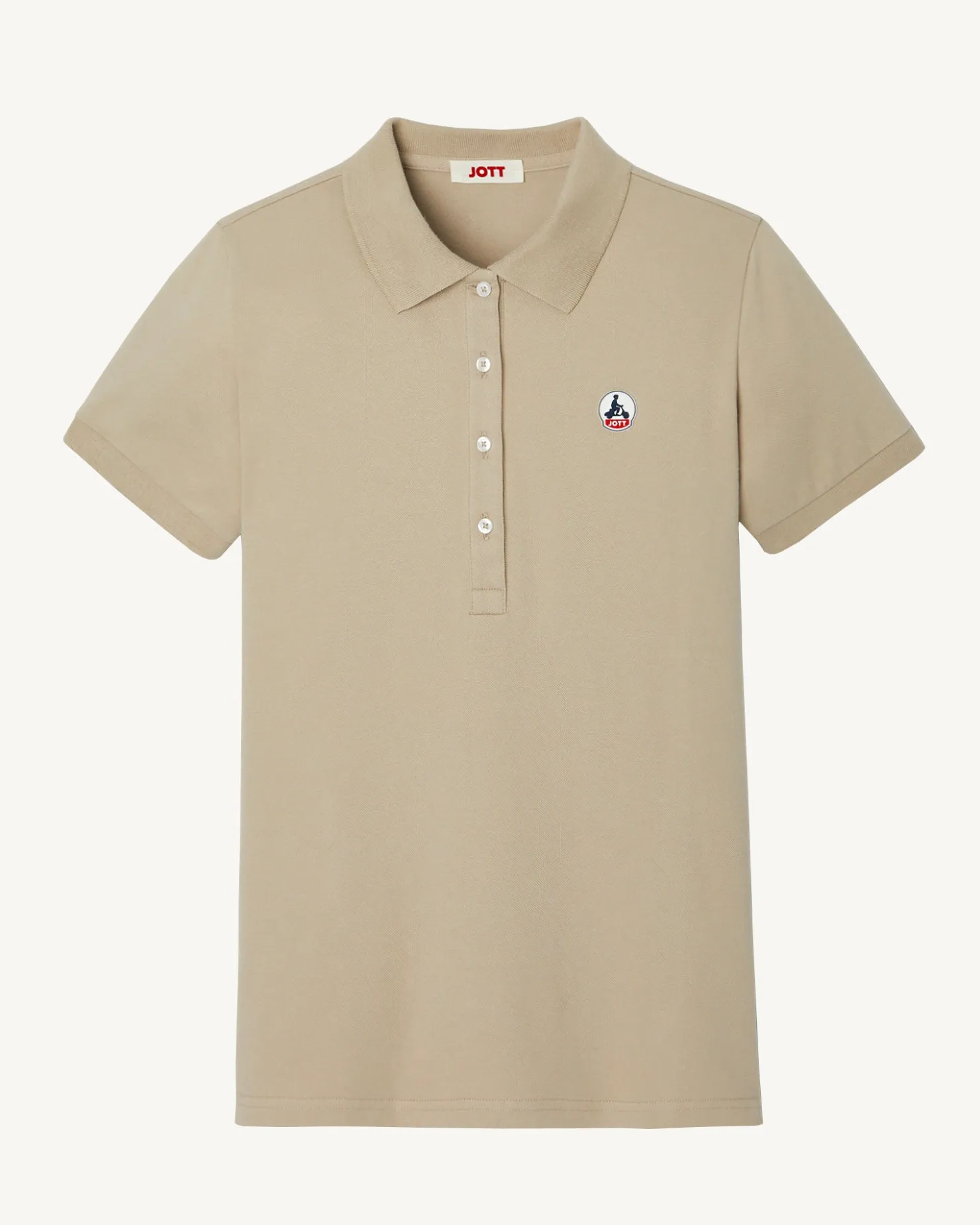 JOTT Franca Beige Polo Shirt 804 Beige Flash Sale