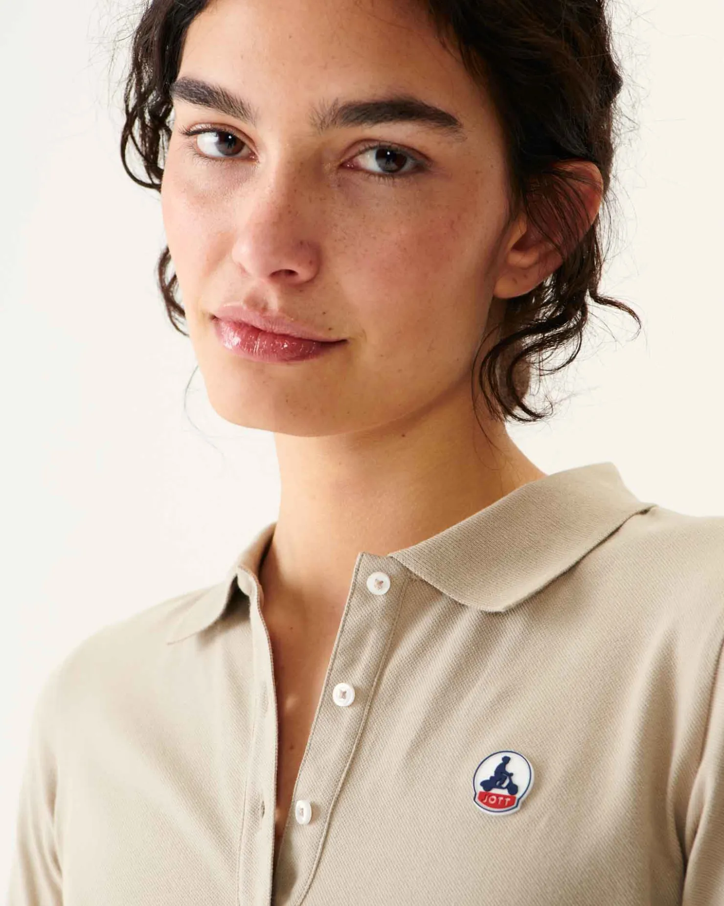 JOTT Franca Beige Polo Shirt 804 Beige Flash Sale