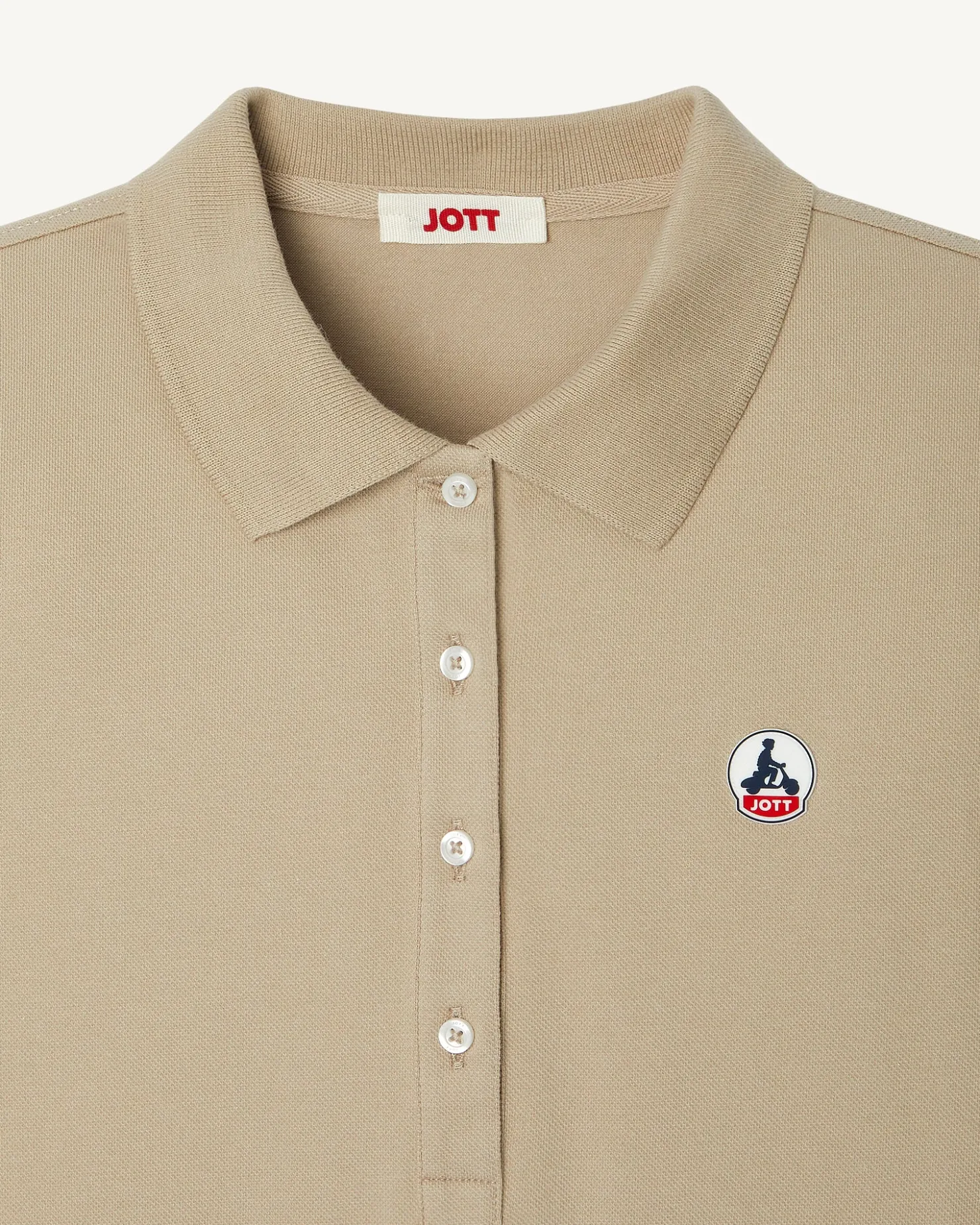 JOTT Franca Beige Polo Shirt 804 Beige Flash Sale