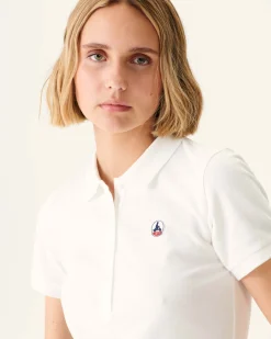 JOTT Franca White Polo Shirt 901 White Sale