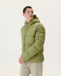 JOTT Great Cold Hooded Down Jacket Light Khaki Toledo 247 Bush Clearance
