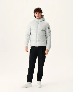JOTT Great Cold Hooded Down Jacket Light Gray Toledo 532 Soft Gray Online