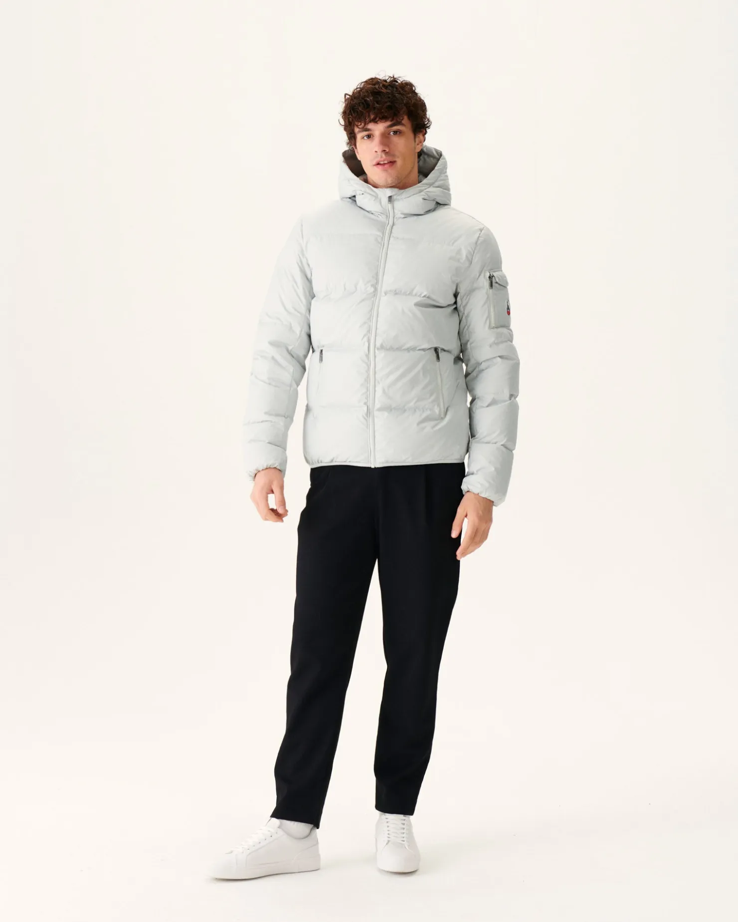 JOTT Great Cold Hooded Down Jacket Light Gray Toledo 532 Soft Gray Online