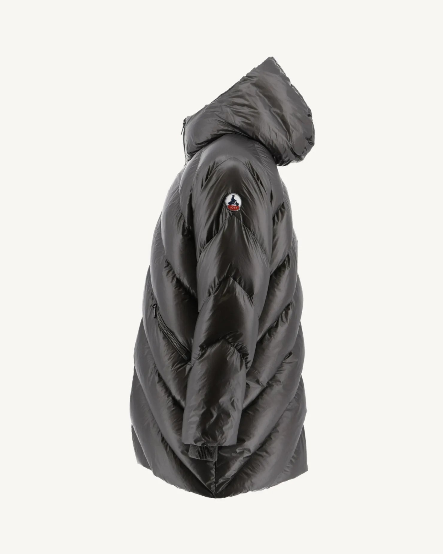 JOTT Great Cold Hooded Down Jacket Anthracite Blaze 504 Anthracite Store