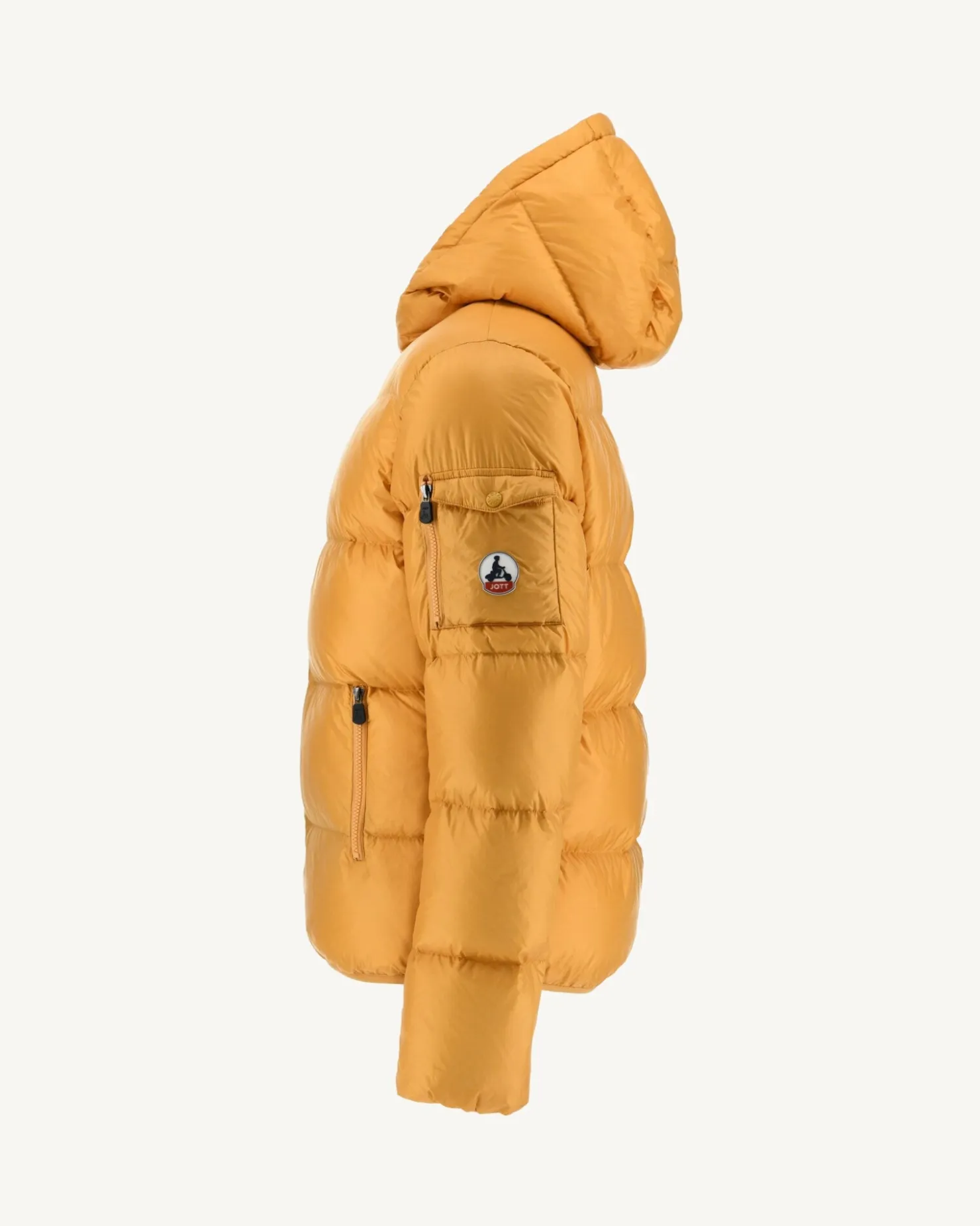 JOTT Great Cold Hooded Down Jacket Java Mustard 621 Mustard Flash Sale