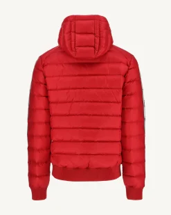 JOTT Great Cold Hooded Down Jacket Red Ankara 300 Red Fashion