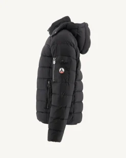 JOTT Great Cold Hooded Down Jacket Black Adrien 999 Black Clearance