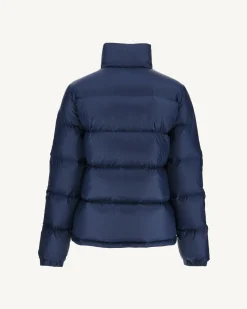 JOTT Great Cold Quilted Down Jacket Deep Blue Cardiff 124 Abyss Blue Hot