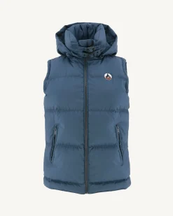 JOTT Great Cold Sleeveless Down Jacket Sevilla Blue Jeans 140 Blue Jeans Cheap