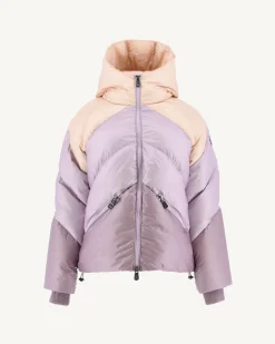 JOTT Hooded Down Jacket Grand Cold Combo Purple Stellar 8500 Purple Combo Discount
