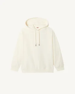 JOTT Hooded Fleece Sweatshirt Ecru Monteria 895 Off-White Clearance