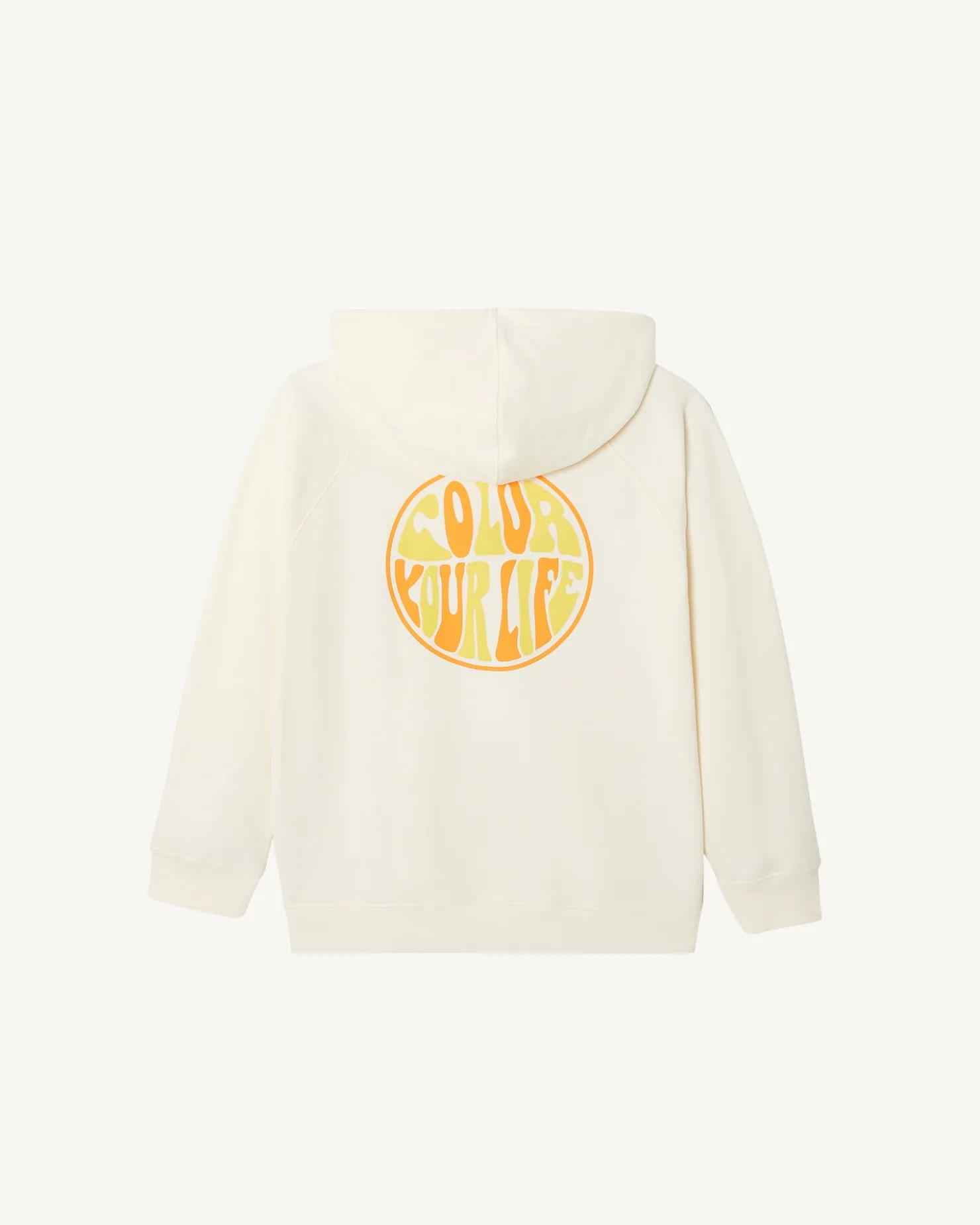 JOTT Hooded Fleece Sweatshirt Ecru Monteria 895 Off-White Clearance