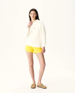 JOTT Hooded Fleece Sweatshirt Ecru Monteria 895 Off-White Clearance