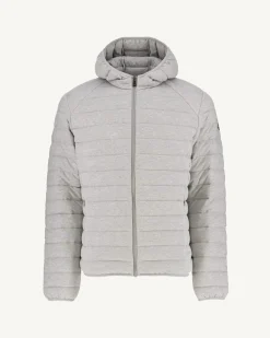 JOTT Hooded Jersey Down Jacket Heather Gray Nico 514 Heather Gray Discount