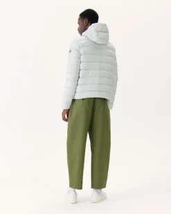 JOTT Hooded Puffer Jacket Light Gray Jorge 532 Soft Gray Outlet