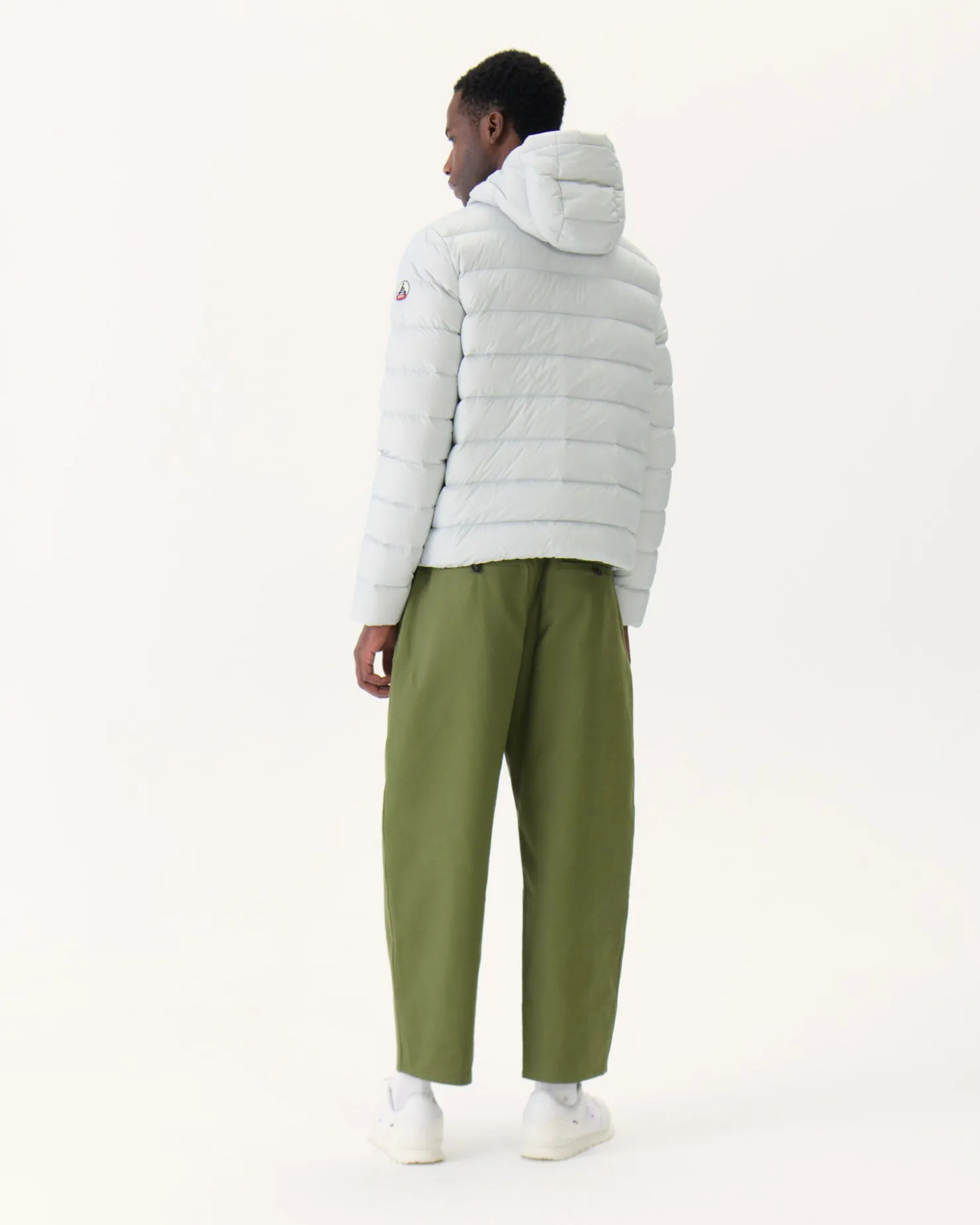 JOTT Hooded Puffer Jacket Light Gray Jorge 532 Soft Gray Outlet