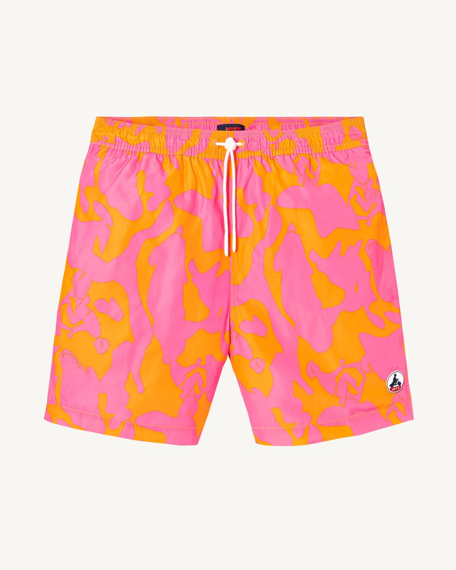 JOTT Intense Pink/Apricot Biarritz Camo Swim Shorts 4572 Camo Wild Pink / Apricot Best