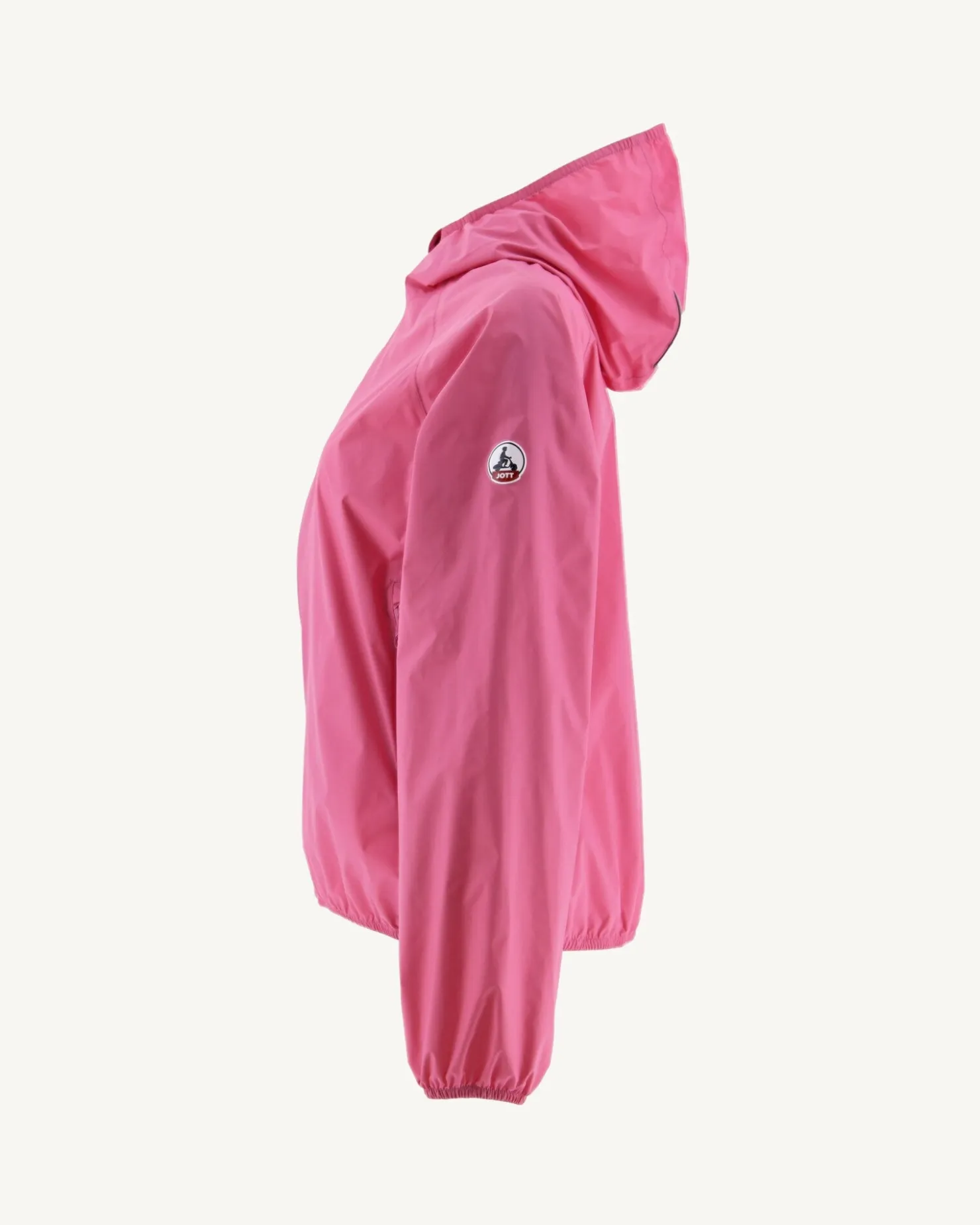 JOTT Intense Pink Singapore Packable Waterproof Jacket 457 Wild Pink New