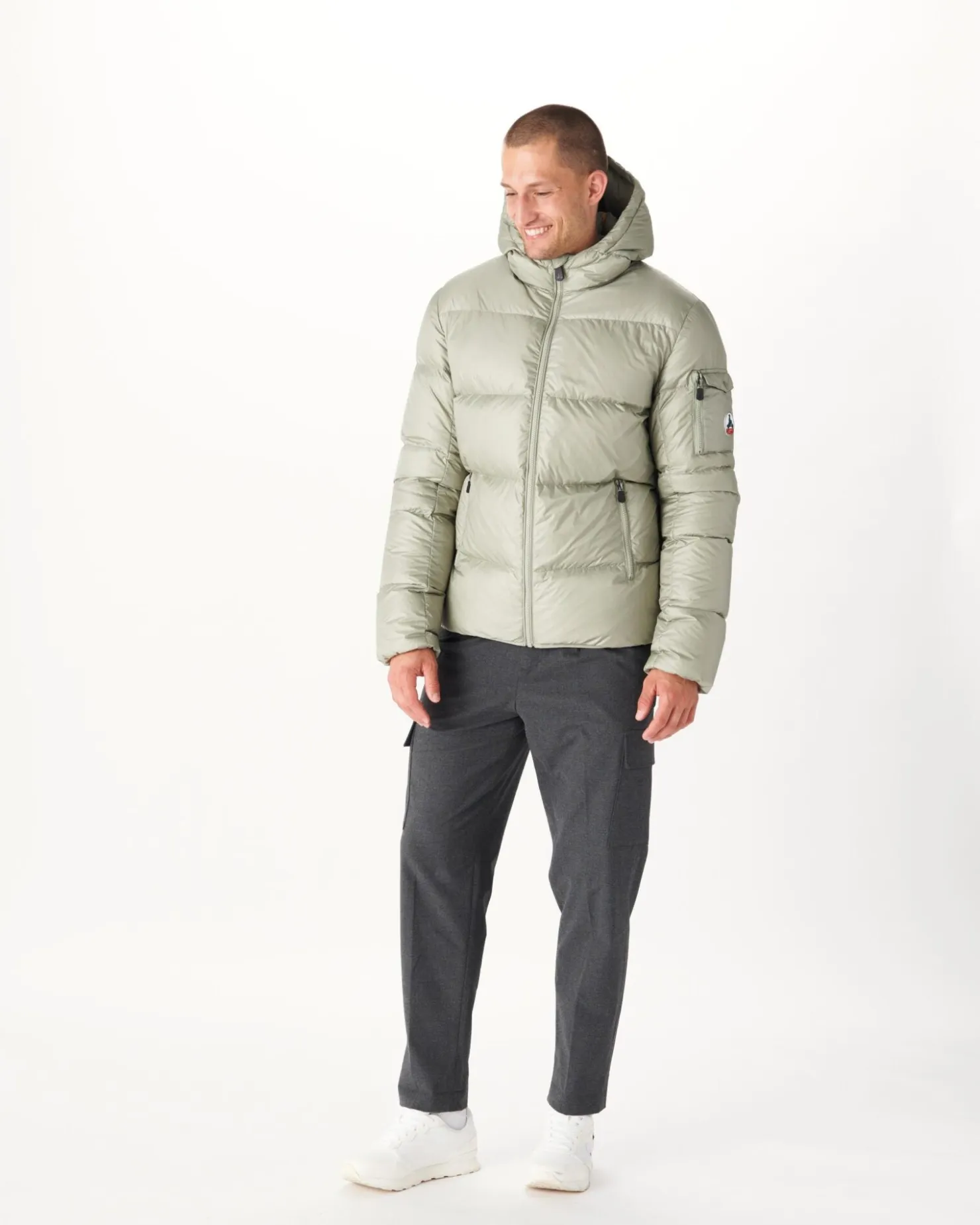 JOTT Java Sage Great Cold Hooded Down Jacket 826 Sage Flash Sale