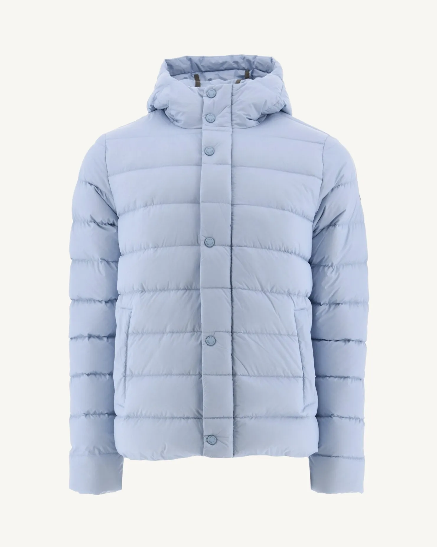 JOTT Jorge Hooded Puffer Jacket Light Blue 180 Soft Blue Discount