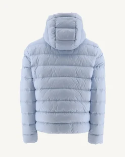 JOTT Jorge Hooded Puffer Jacket Light Blue 180 Soft Blue Discount