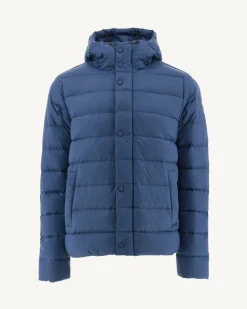 JOTT Jorge Jeans Blue Hooded Puffer Jacket 140 Blue Jeans Cheap