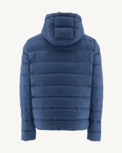 JOTT Jorge Jeans Blue Hooded Puffer Jacket 140 Blue Jeans Cheap