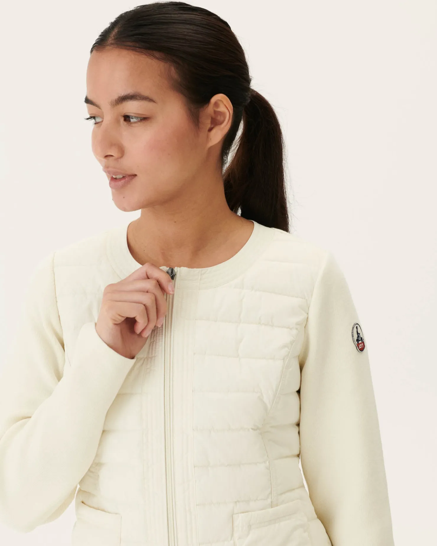 JOTT Light Down Jacket Ecru Almeria 895 Off-White Discount