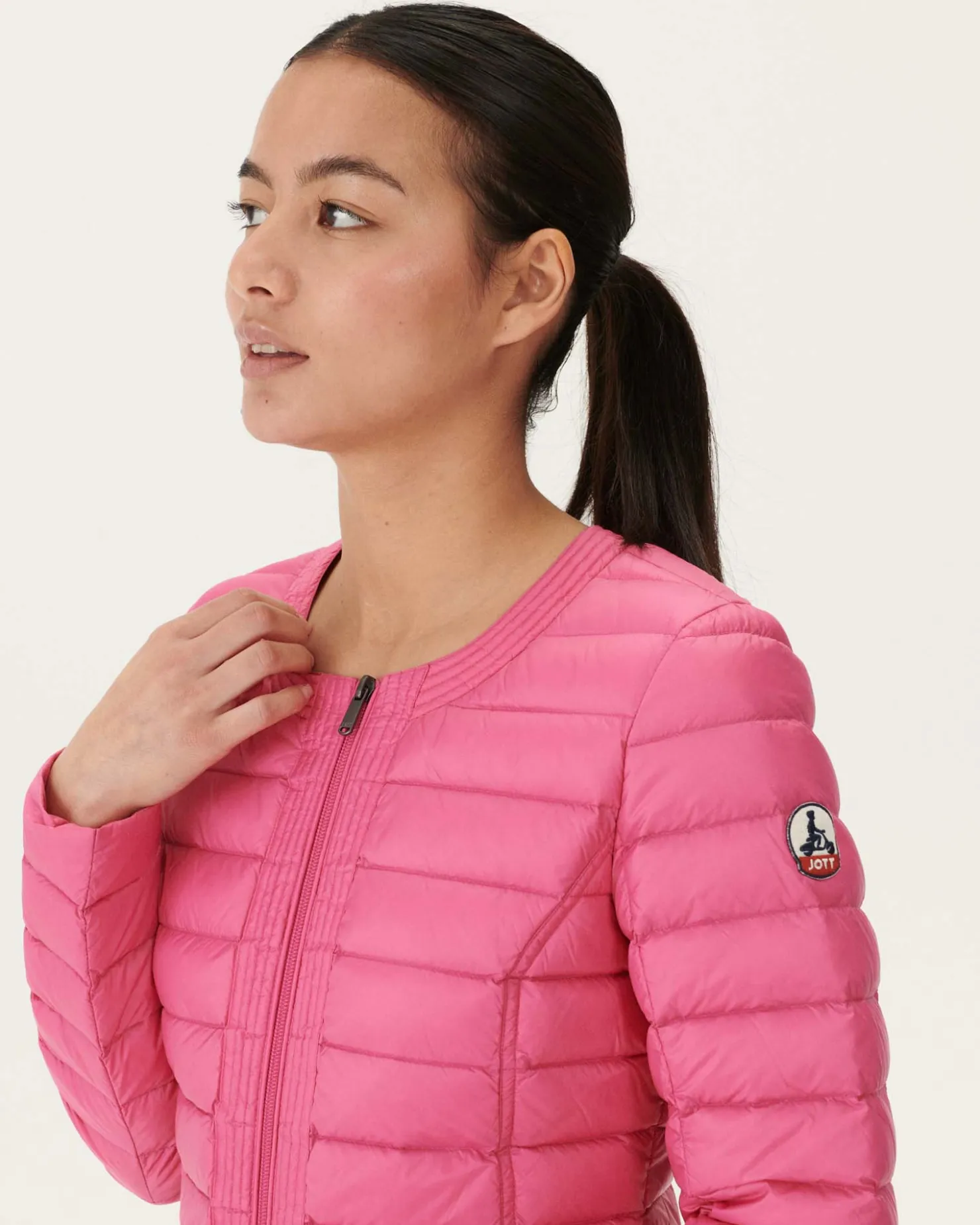 JOTT Light Down Jacket Intense Pink Douda 457 Wild Pink Clearance
