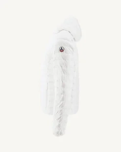 JOTT Light Hooded Puffer Jacket White Nico 901 White Hot