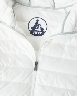 JOTT Light Hooded Puffer Jacket White Nico 901 White Hot
